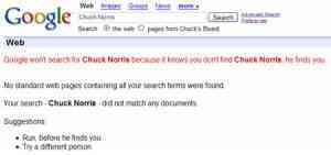 chuck norris google