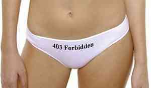 http 403 panties