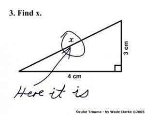 matematicas examen encuentra x