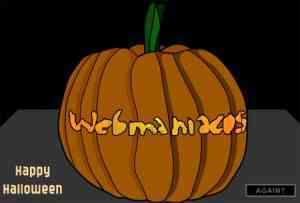 happy halloween calabaza pu