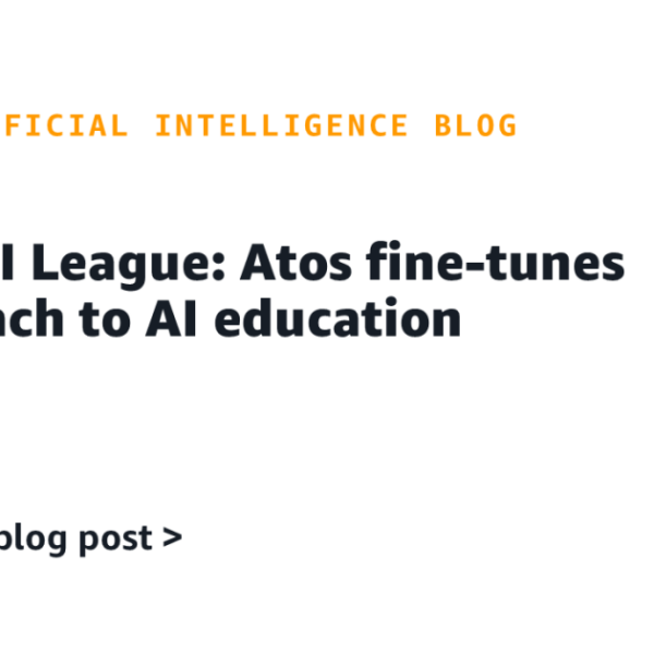 Atos Refuerza Su Estrategia Educativa en IA mediante AWS AI League