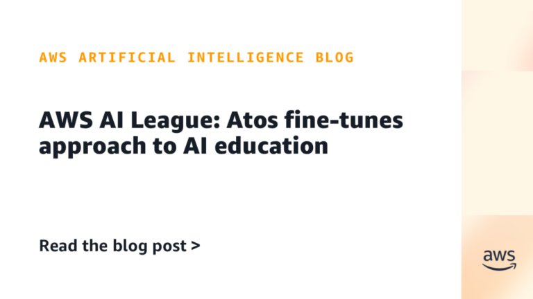 Atos Refuerza Su Estrategia Educativa en IA mediante AWS AI League