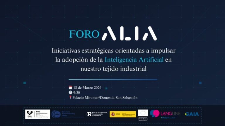 San Sebastián Acoge el Foro ALIA: Impulso a la IA en el Entorno Empresarial
