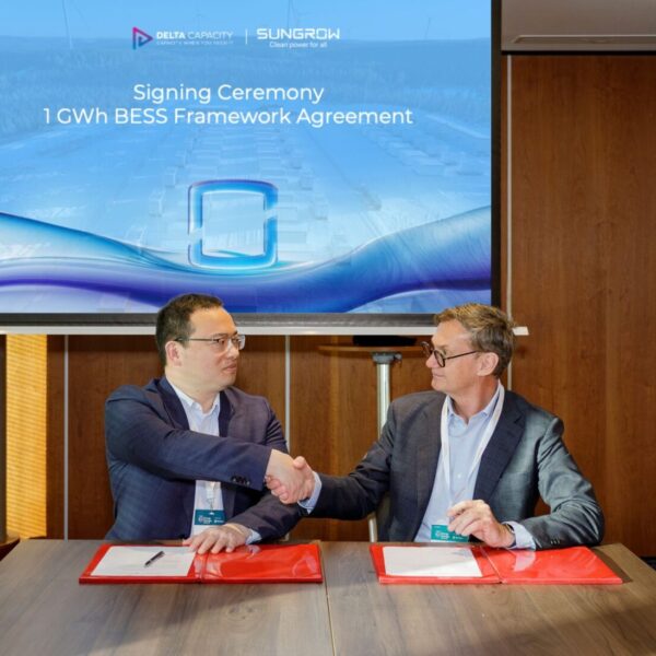 Sungrow y Delta Capacity Fortalecen Alianza con Acuerdo Marco de 1 GWh en BESS