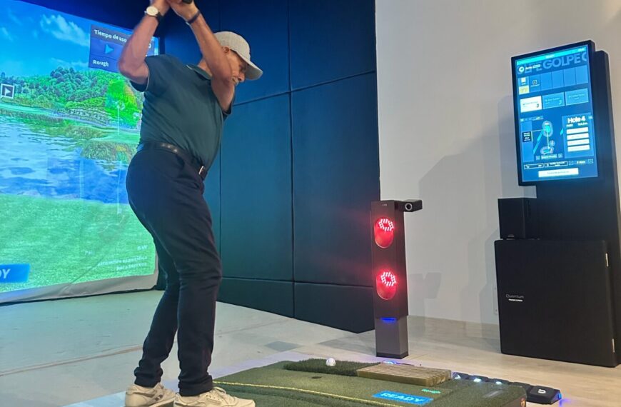 El campo de golf más real de Europa está en un local de Las Rozas