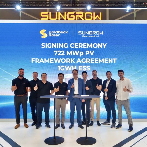 Sungrow y GOLDBECK SOLAR firman el mayor proyecto fotovoltaico de Europa (722 MWp)