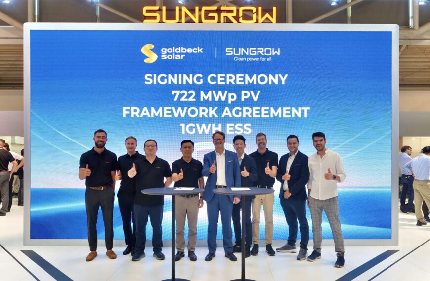 Nueva portada 6 Sungrow y GOLDBECK SOLAR firman el mayor proyecto fotovoltaico de Europa (722 MWp)