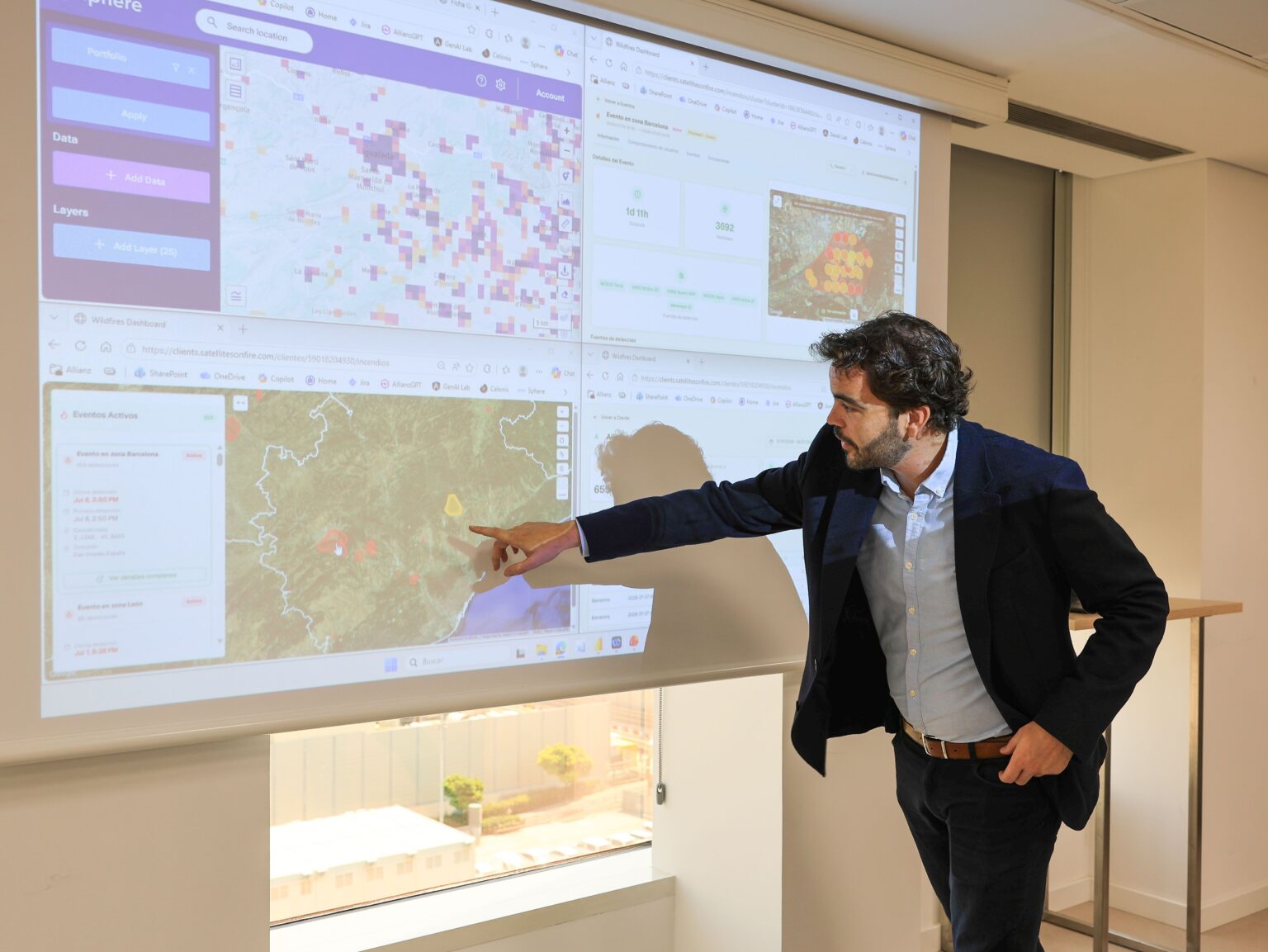 Nueva portada 1 Allianz supera los 1,2 millones de avisos preventivos a clientes ante los incendios forestales este verano