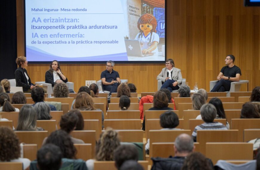 Nueva portada 8 El COEGI y la EHU exploran las posibilidades que ofrece la inteligencia artificial para transformar la práctica enfermera con criterio profesional